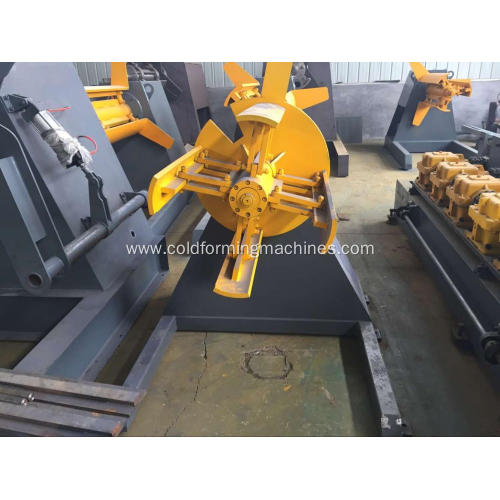 Automatic unwinding and winding slitting line